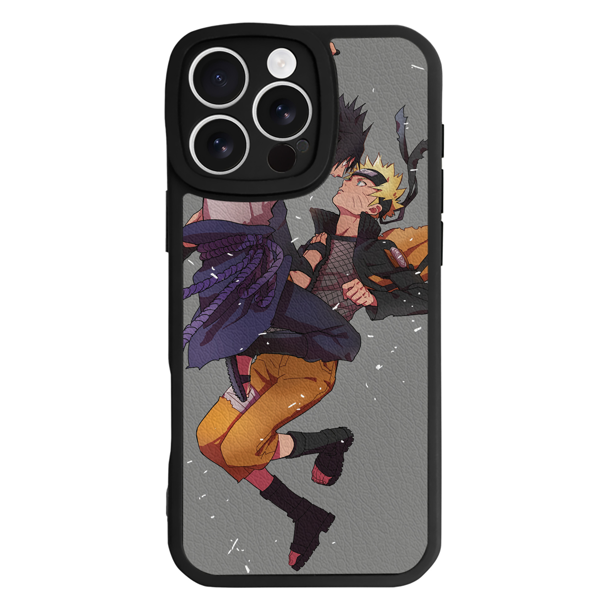 （画像用） NARUTO -ナルト- NARUTO -ナルト- 疾風伝 【iPhone 16シリーズ対応】シリコンスマホケース（レザー調） 材質：シリコン